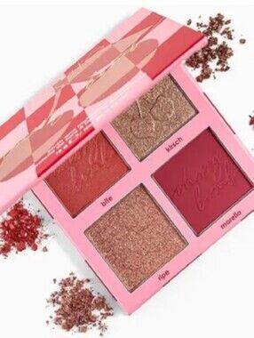 Ciaté London Cherry Bomb Blush & Highlighter Palette — Pink & Red